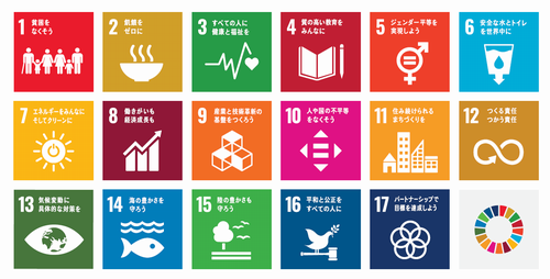 SDGsの17の大きな目標