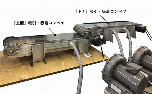 上面下面吸着・吸引スチールベルトコンベヤ