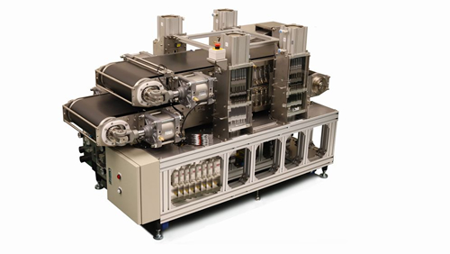 テスト用ダブルスチールベルトヒートプレスコンベヤ2号機 外観