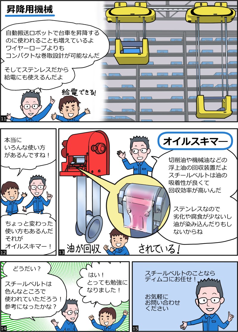 漫画でわかる！スチールベルトの用途例-p.3