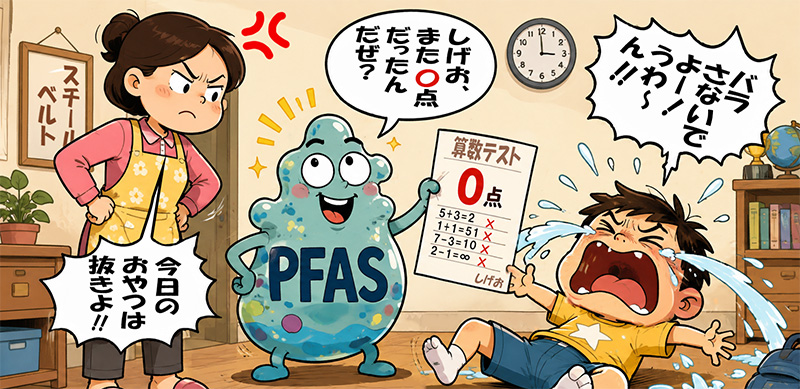 しげおの０点テストを暴露するPFAS