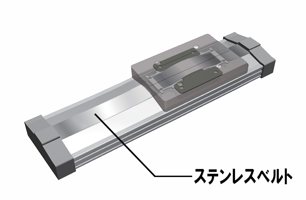 アクチュエーターに使用されるカバー用スチールベルト