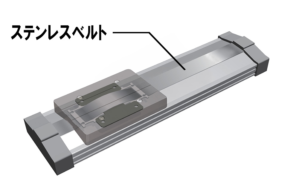 アクチュエーターに使用されるスチールベルト