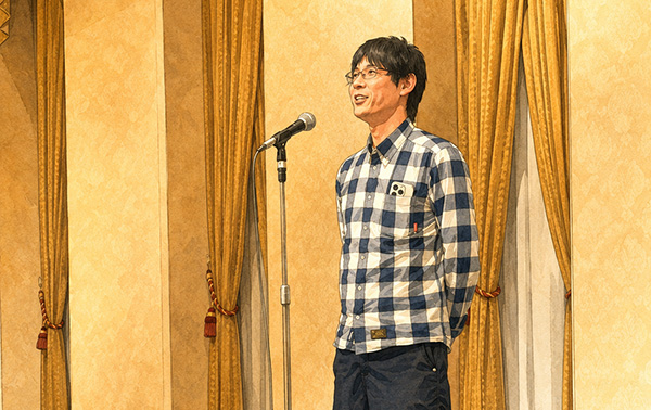 開発部Mさんのスピーチ
